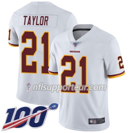 Maillot Homme Washington Redskins Sean Taylor 21 Nike Blanc 100th